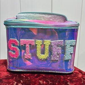 NWT Miss Gwen multicolored travel/cosmetic bag